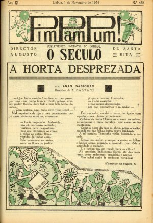 capa do A. 9, n.º 458 de 1/11/1934