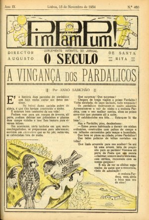 capa do A. 9, n.º 460 de 15/11/1934