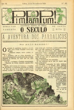 capa do A. 9, n.º 461 de 22/11/1934