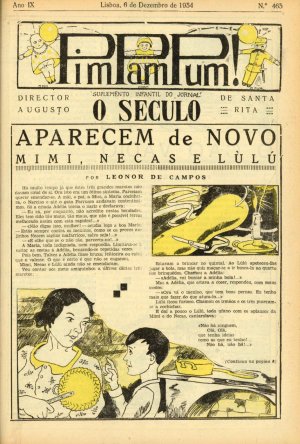 capa do A. 9, n.º 463 de 6/12/1934