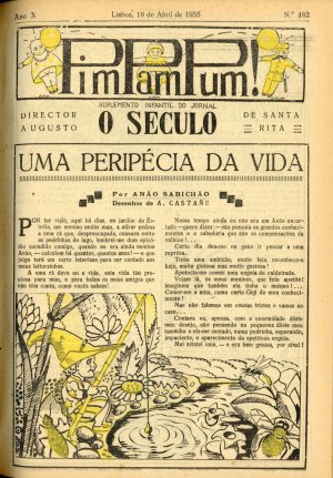 capa do A. 10, n.º 482 de 18/4/1935