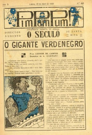 capa do A. 10, n.º 483 de 25/4/1935