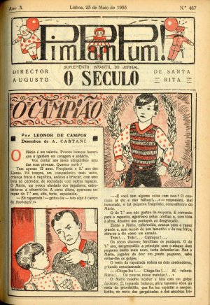 capa do A. 10, n.º 487 de 23/5/1935