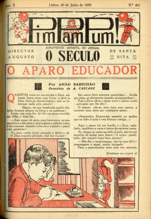 capa do A. 10, n.º 491 de 20/6/1935