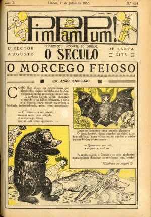 capa do A. 10, n.º 494 de 11/7/1935