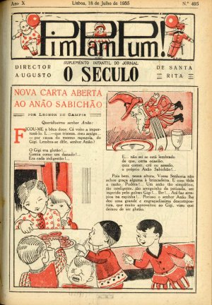 capa do A. 10, n.º 495 de 18/7/1935
