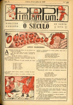 capa do A. 10, n.º 496 de 25/7/1935
