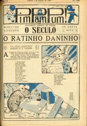 capa do A. 10, n.º 497 de 1/8/1935