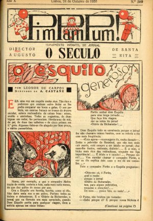 capa do A. 10, n.º 509 de 24/10/1935