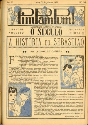 capa do A. 11, n.º 549 de 30/7/1936