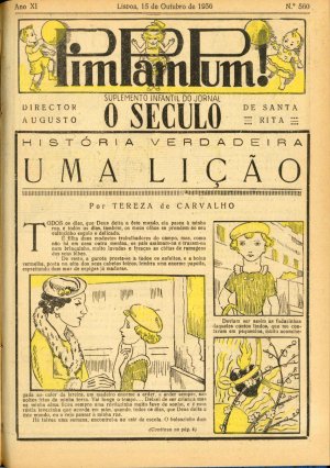 capa do A. 11, n.º 560 de 15/10/1936