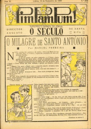 capa do A. 11, n.º 565 de 19/11/1936