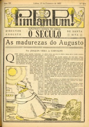 capa do A. 12, n.º 579 de 25/2/1937