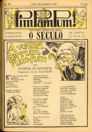 capa do A. 12, n.º 604 de 26/8/1937