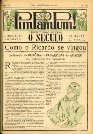 capa do A. 12, n.º 607 de 16/9/1937