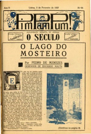 capa do A. 2, n.º 61 de 2/2/1927