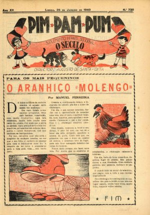 capa do A. 15, n.º 730 de 25/1/1940