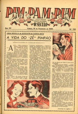 capa do A. 15, n.º 733 de 15/2/1940