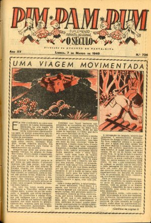 capa do A. 15, n.º 736 de 7/3/1940