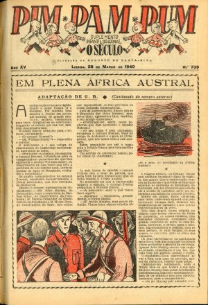 capa do A. 15, n.º 739 de 28/3/1940