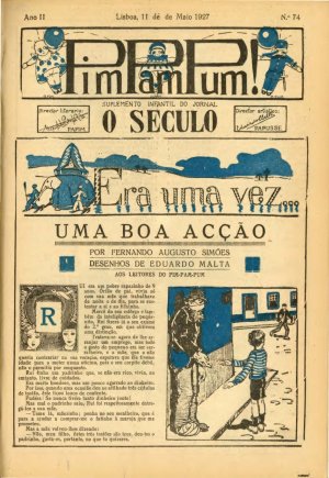 capa do A. 2, n.º 74 de 11/5/1927