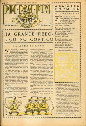 capa do A. 15, n.º 750 [i.e 752] de 27/6/1940