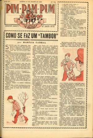 capa do A. 15, n.º 754 de 11/7/1940