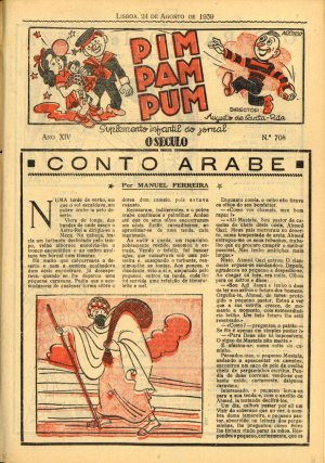 capa do A. 14, n.º 708 de 24/8/1939