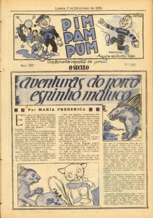 capa do A. 14, n.º 723 de 7/12/1939