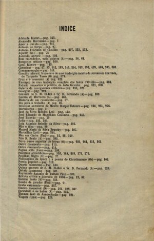 capa do Índice vol. 1 de 0/0/1859