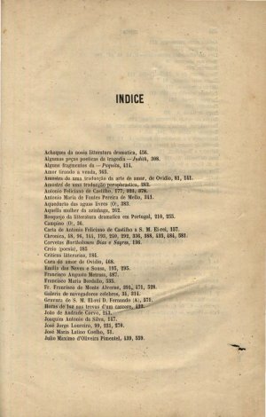 capa do Índice vol. 2 de 0/0/1860