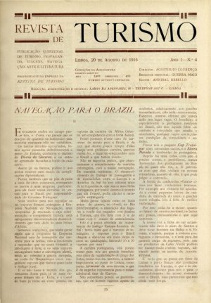 capa do A. 1, n.º 4 de 20/8/1916