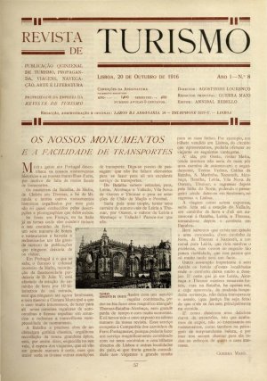 capa do A. 1, n.º 8 de 20/10/1916