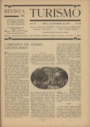 capa do A. 3, n.º 63 de 5/2/1919