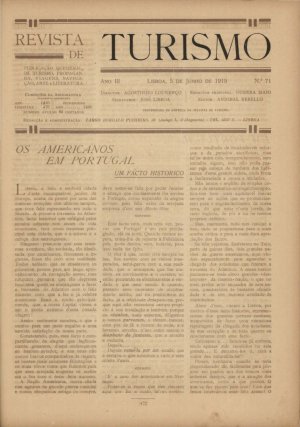 capa do A. 3, n.º 71 de 5/6/1919