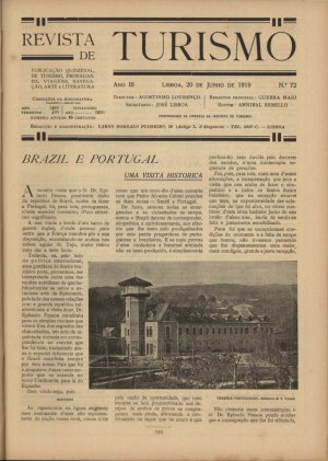 capa do A. 3, n.º 72 de 20/6/1919