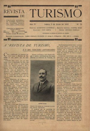 capa do A. 4, n.º 73 de 5/7/1919