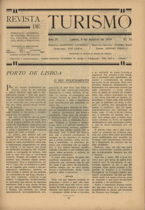 capa do A. 4, n.º 75 de 5/8/1919