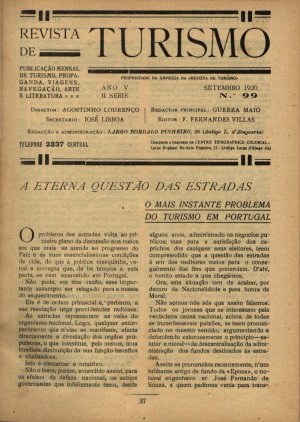 capa do A. 5, n.º 99 de 0/9/1920