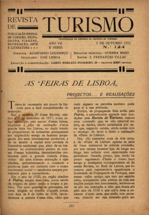 capa do A. 7, n.º 124 de 5/10/1922