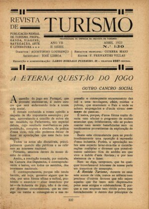 capa do A. 7, n.º 130 de 0/4/1923