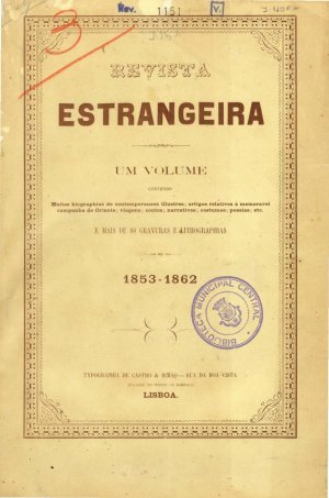 capa do Indice 1853-1862 de 0/0/1853