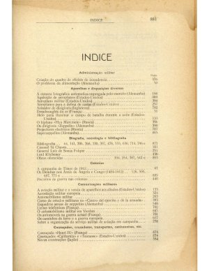 capa do Índice 1916 de 0/0/1916