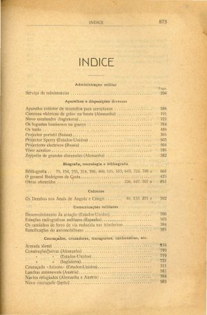 capa do Índice 1917 de 0/0/1917