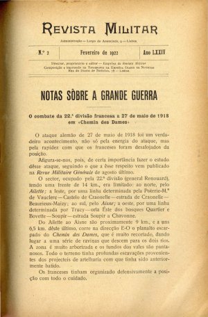 capa do N.º 2 de 0/2/1922