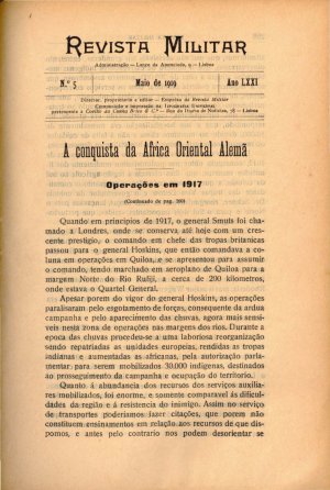 capa do N.º 5 de 0/5/1919