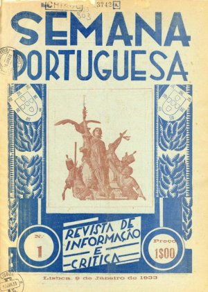 capa do Ano 1, n.º 1 de 9/1/1933