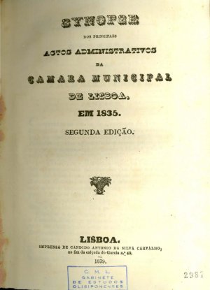 capa do Em 1835 de 0/0/1835